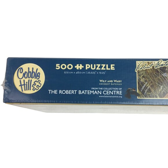 Cobble Hill 500-Piece Jigsaw Puzzle "Wily And Wary" Fox By Robert Bateman NWT - Picture 6 of 6